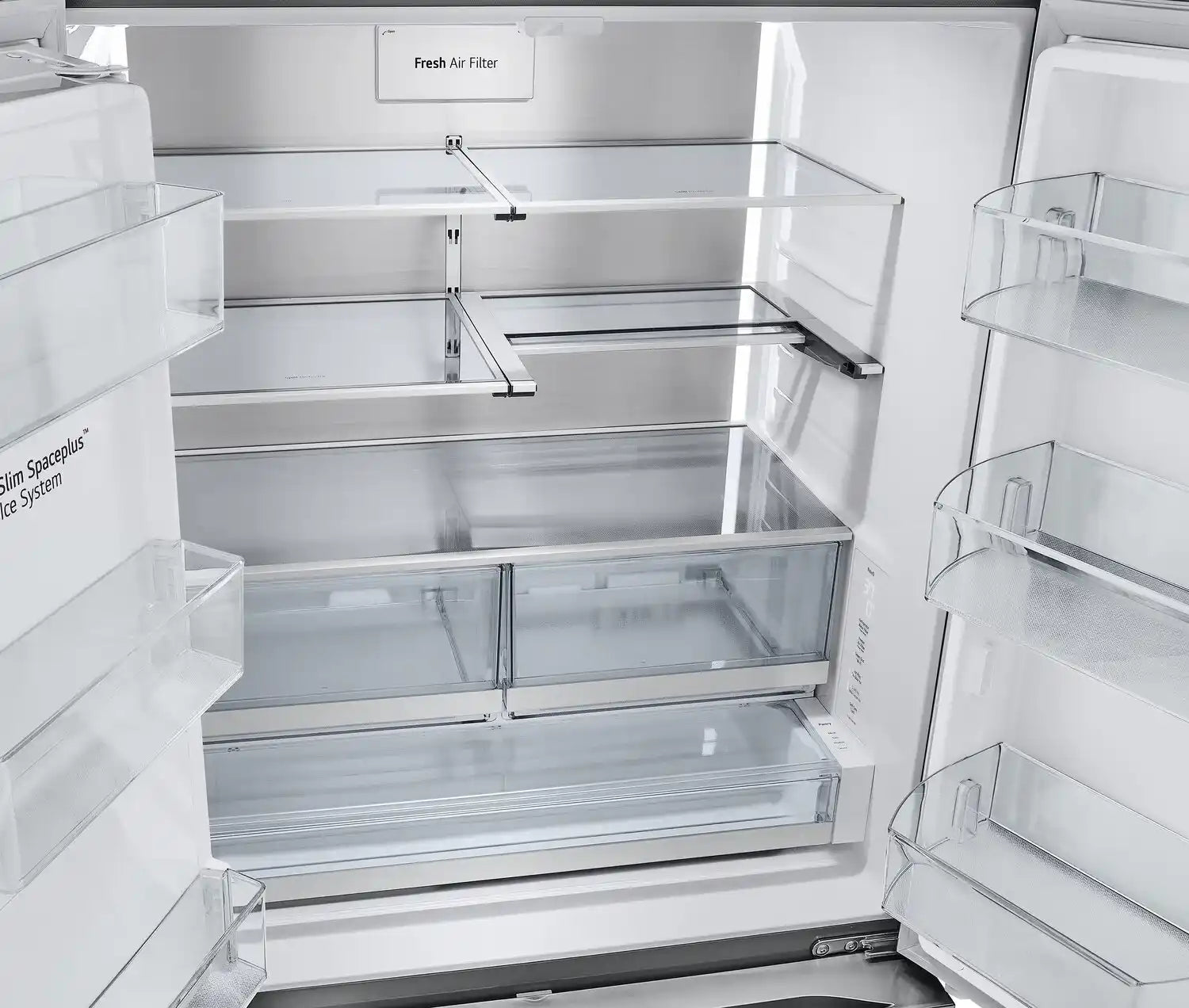 Réfrigérateur LG 31 pi³ Portes Françaises 36" 4 Types Glace