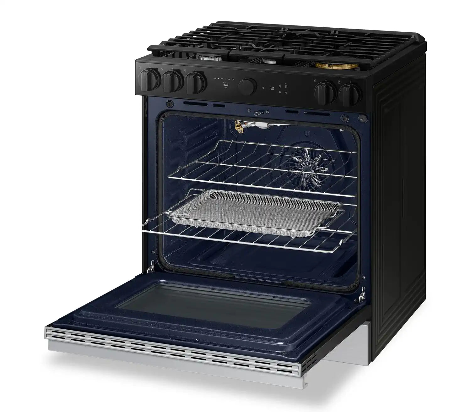 Cuisinière Samsung Bespoke Gaz 6 pi³ Air Sous Vide NSG6DG8500
