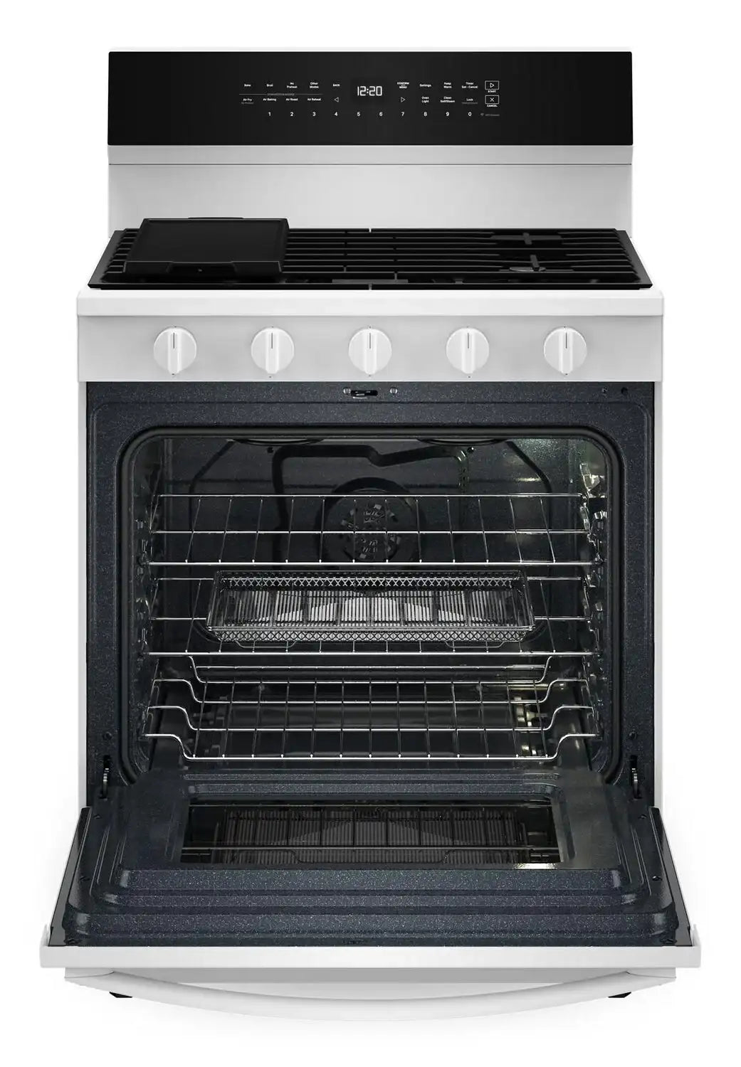 Cuisinière à gaz Whirlpool 5 pi³ Air Fry blanche WFGS7530RW