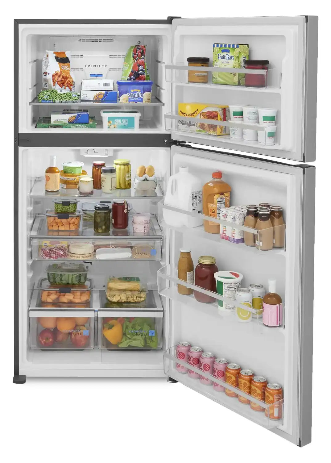 Réfrigérateur Frigidaire Gallery 30" 20 pi³ Congélateur Haut Inox Anti-traces GRTE2055AF