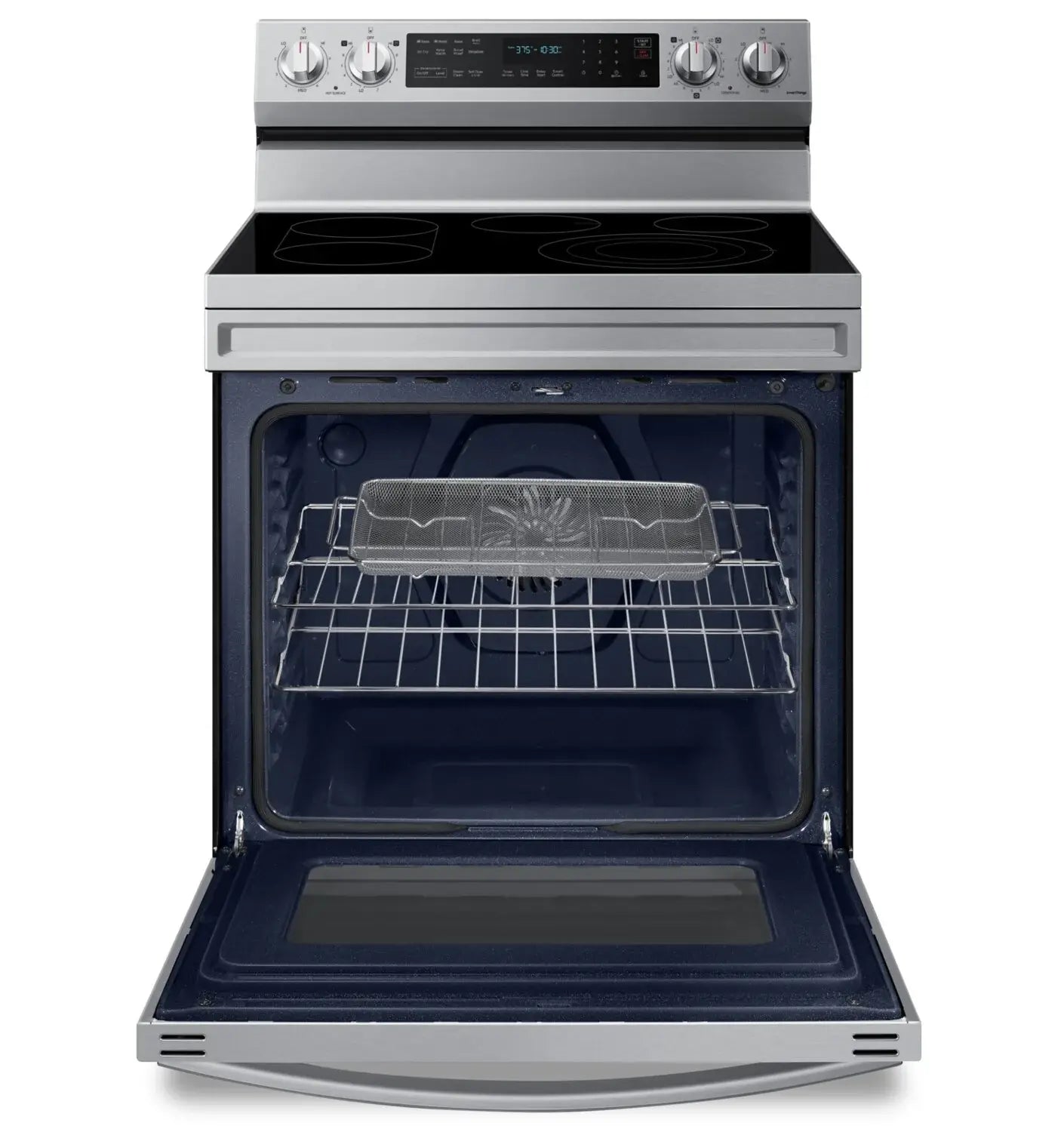 Cuisinière Samsung Élec. 6,3 pi³ Air Fry Inox NE63A6711SS