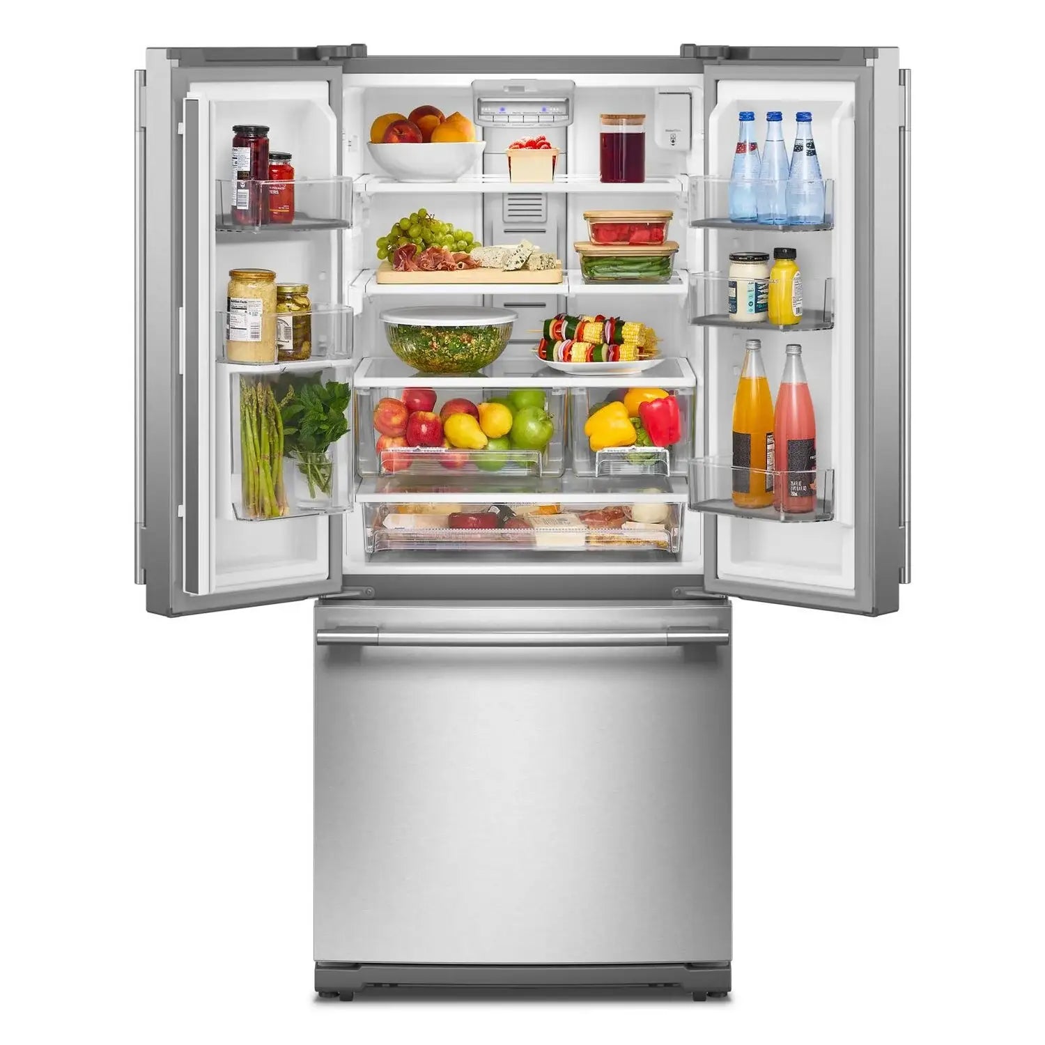 Réfrigérateur KitchenAid 30" 20 pi³ Portes Françaises Inox PrintShield™ KRFF330SPS
