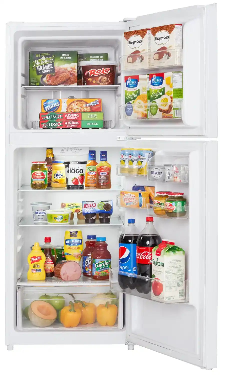 Danby 10.1 cu. ft. Top Mount Refrigerator Freezer 24" Black
