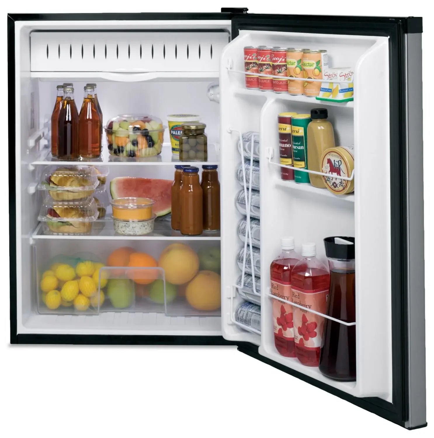 Mini-réfrigérateur GE 24" 5,6 pi³ en acier inoxydable avec éclairage DEL GCE06GSHSB