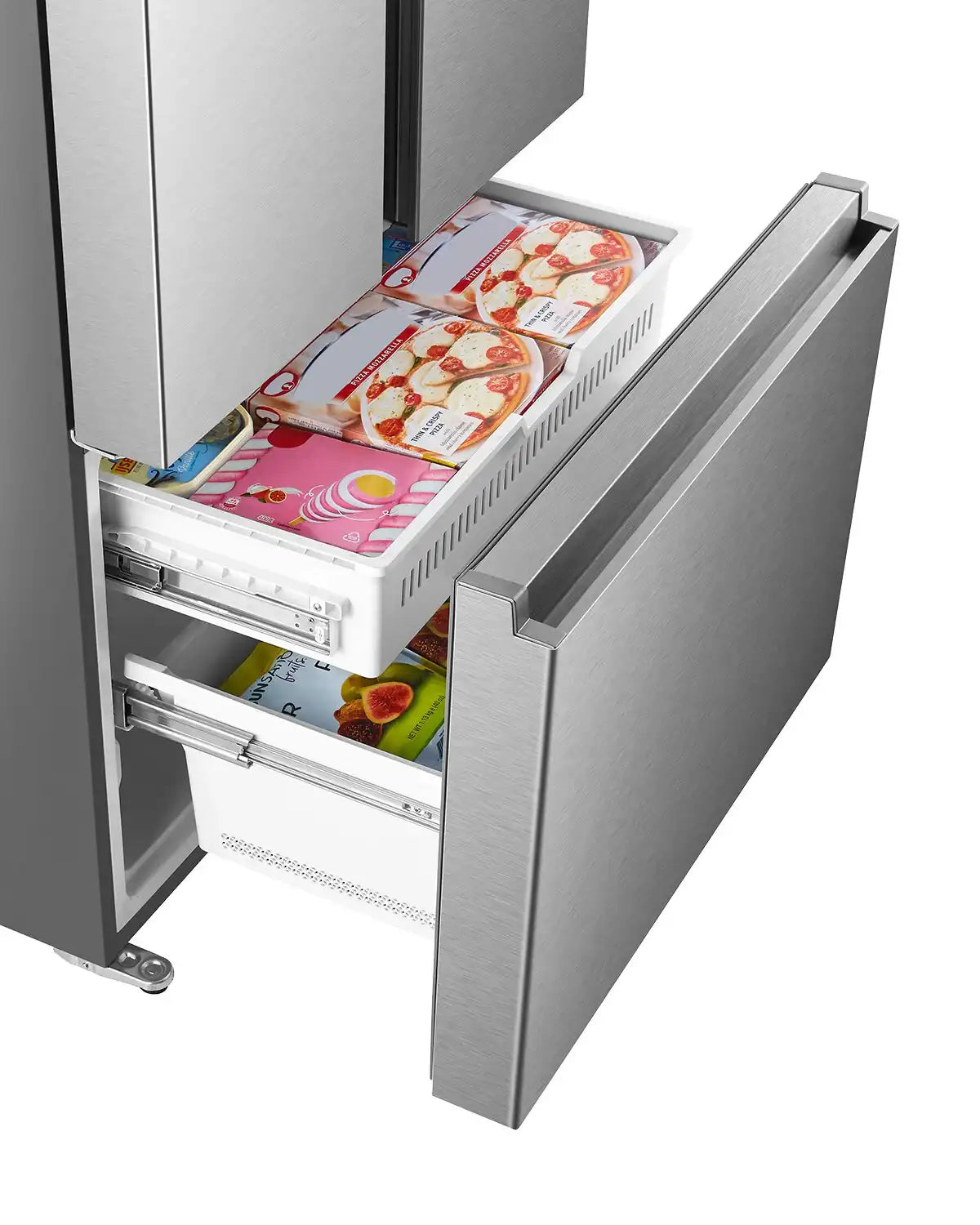 Réfrigérateur Hisense 22,5 pi³ Portes Françaises Inox 36"