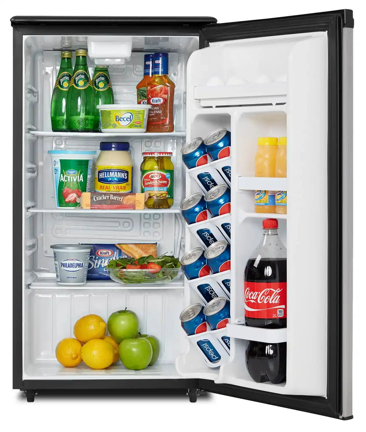 Réfrigérateur Compact d'Extérieur Danby 18" 3,3 pi³ Inox et Noir DAR033A1BSLDBO