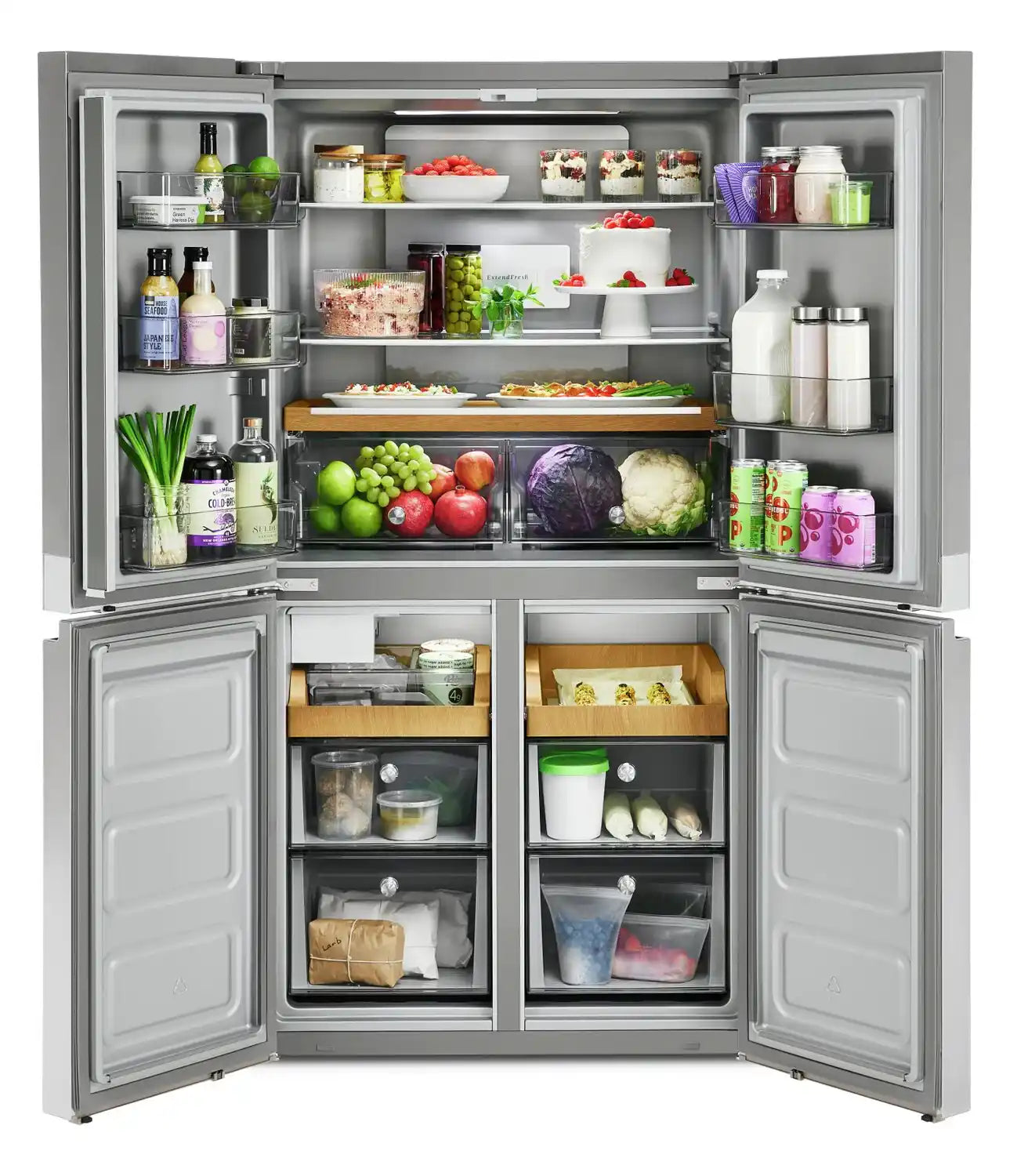 KitchenAid 19.4 cu. ft. 4-Door Stainless Steel 36-inch Refrigerator