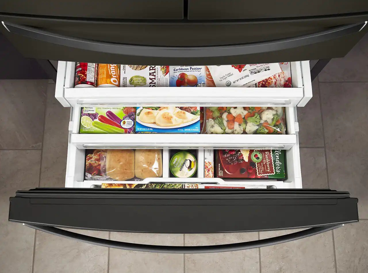 Réfrigérateur Whirlpool 26 pi³ Inox Noir 36 po WRMF7736PV