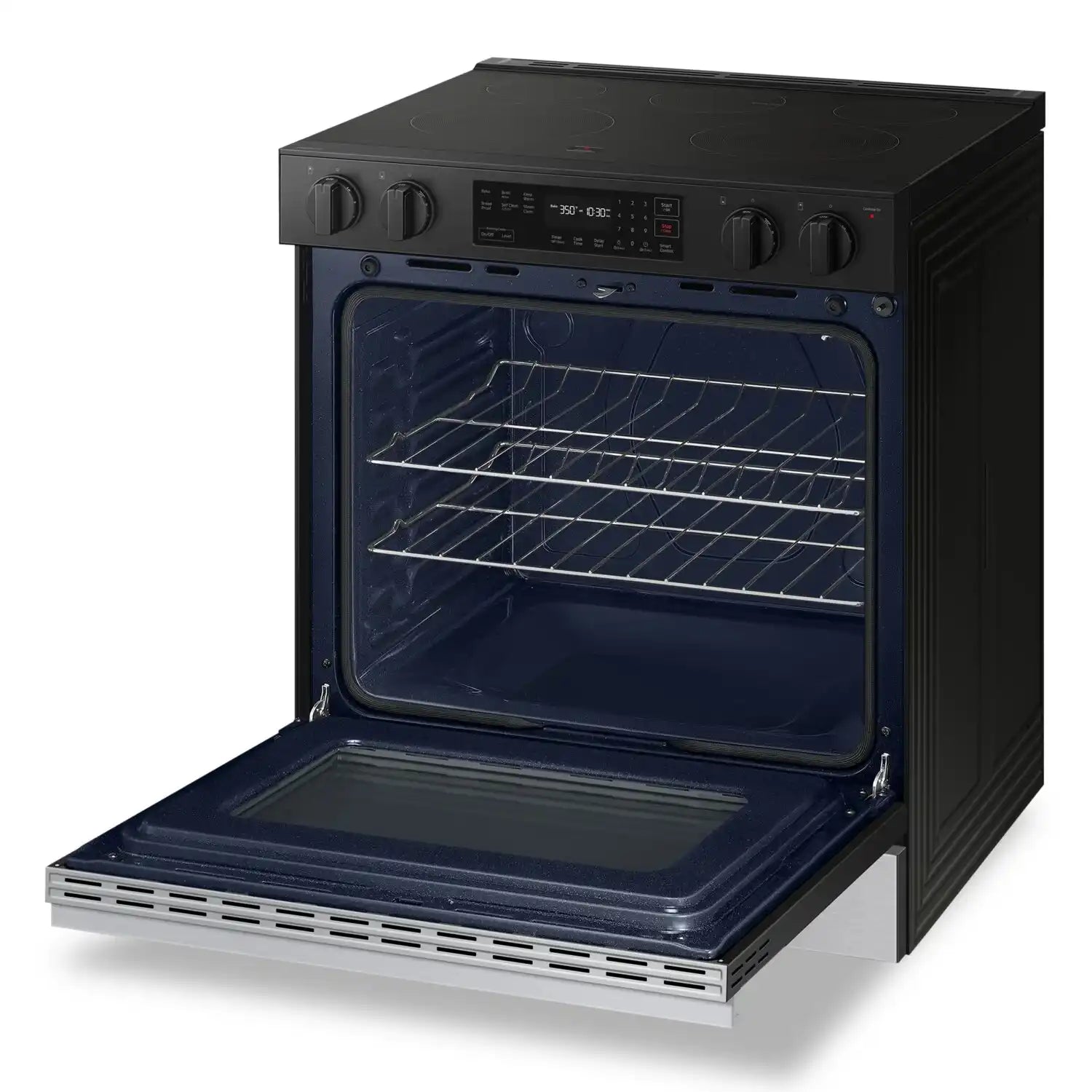 Cuisinière Samsung Bespoke 30 po 6,3 pi³ électrique encastrable Wi-Fi en acier inoxydable NSE6DG8100SRAC
