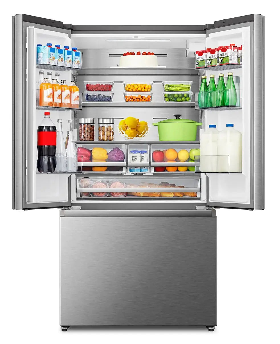 Réfrigérateur Hisense 22,4 pi³ Portes Françaises Inox 36"