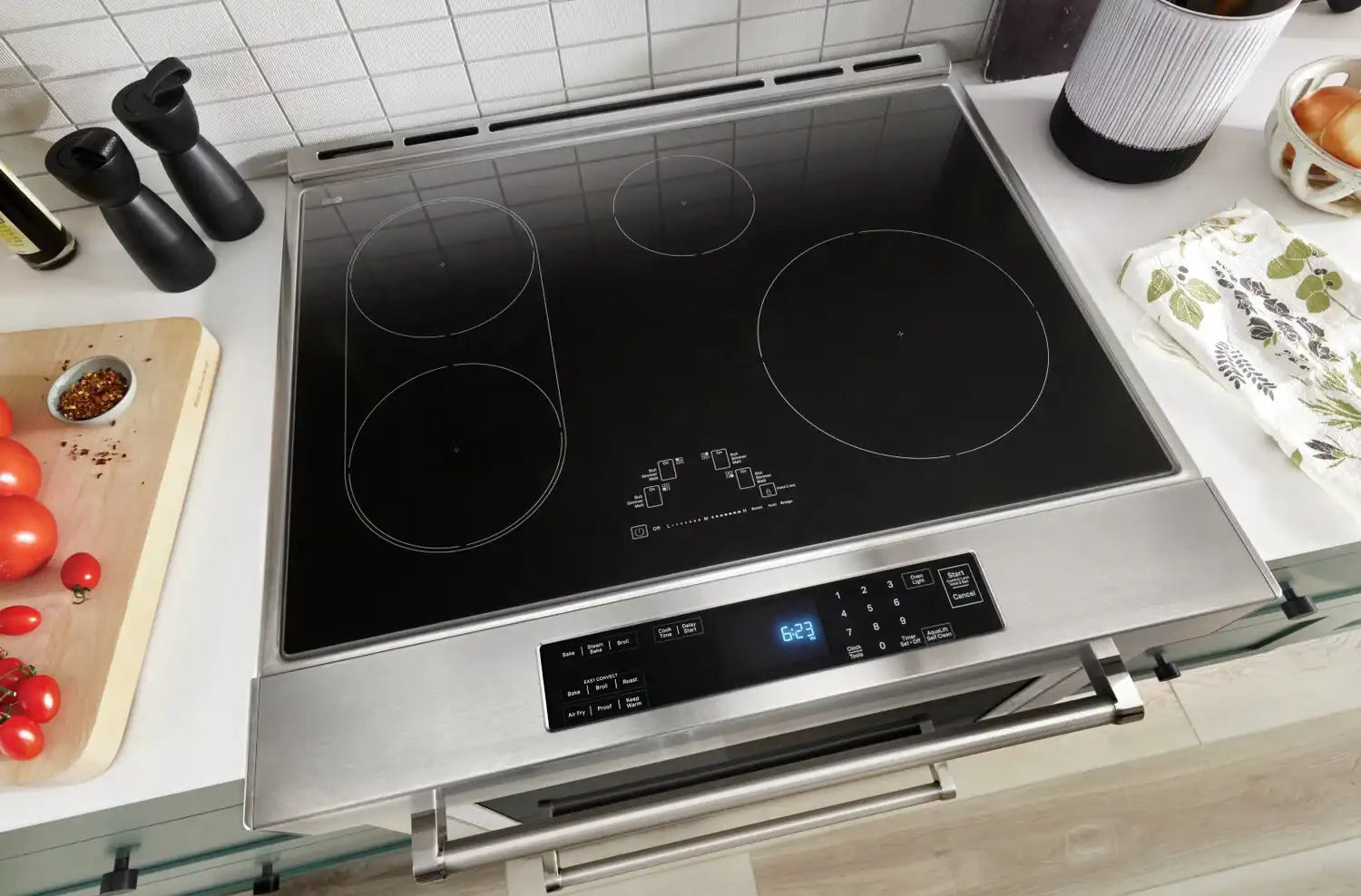 Cuisinière KitchenAid 30" 6,4 pi³ Induction Air Fry Inox