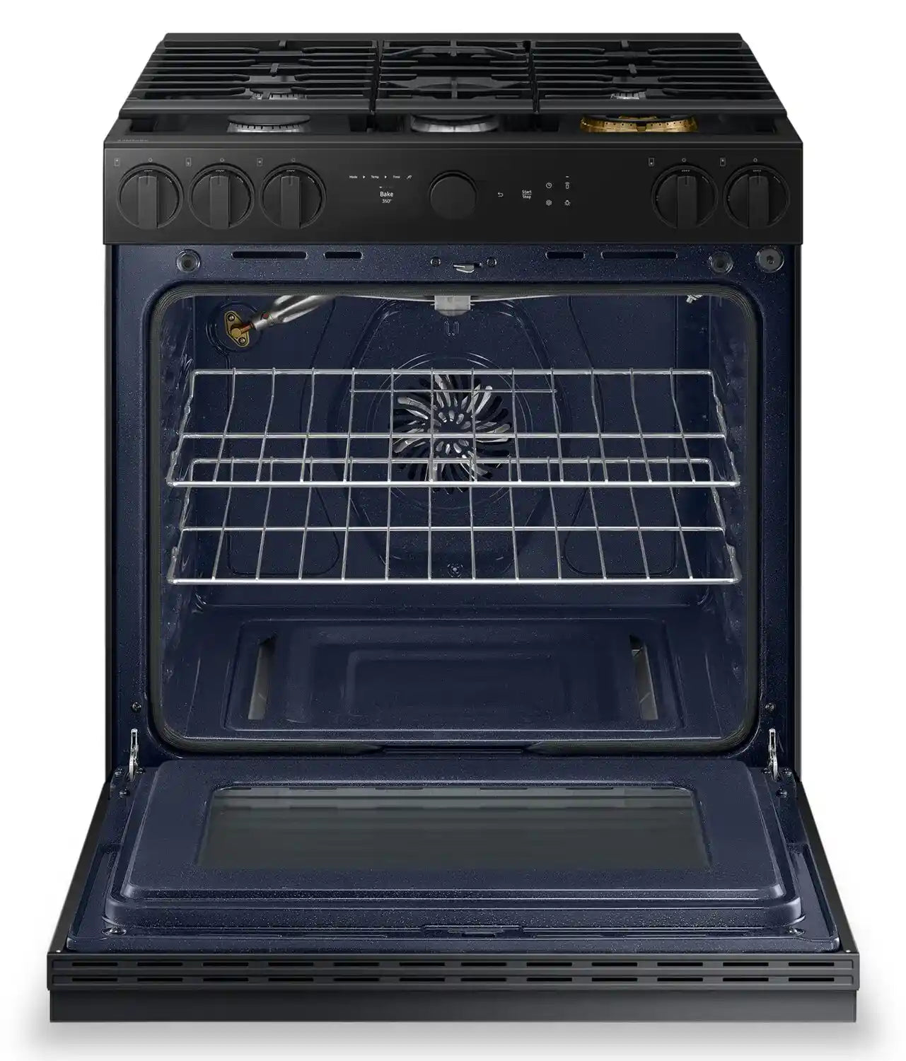 Cuisinière Samsung Bespoke Gaz 6 pi³ Air Sous Vide NSG6DG8500