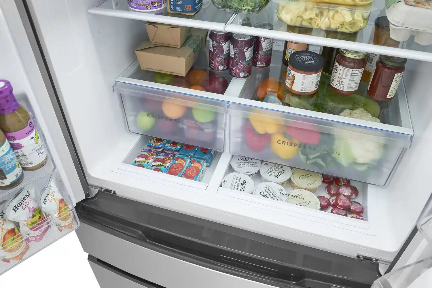 Réfrigérateur Frigidaire 36" 26,3 pi³ 4 Portes avec Tiroir Custom-Flex Inox FRMS2733AV