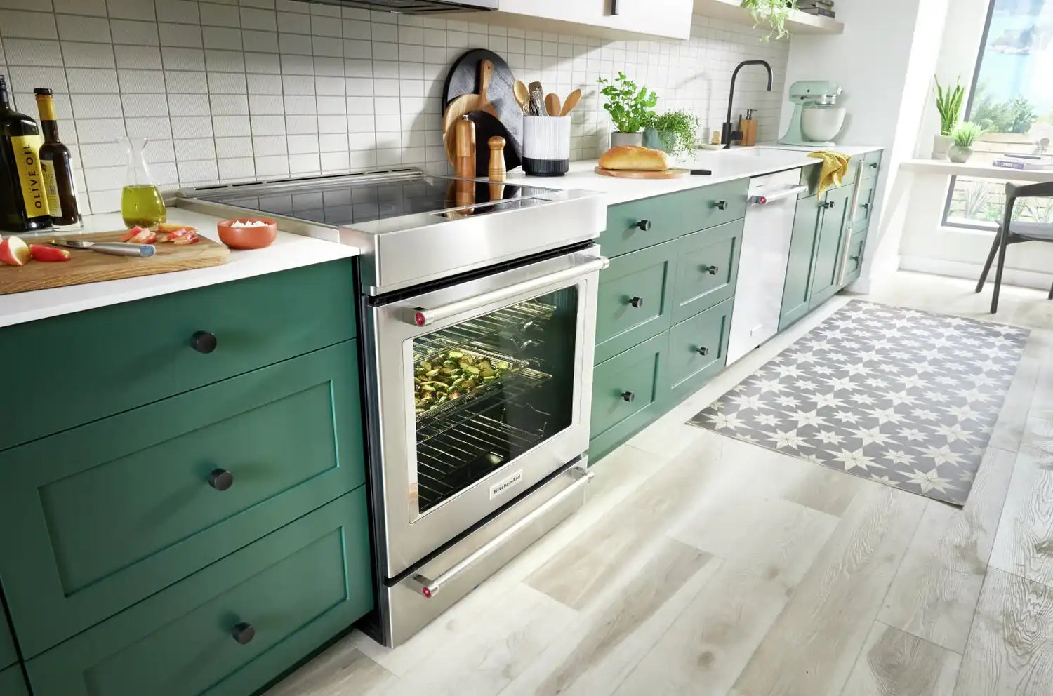 Cuisinière KitchenAid 30" 6,4 pi³ Induction Air Fry Inox