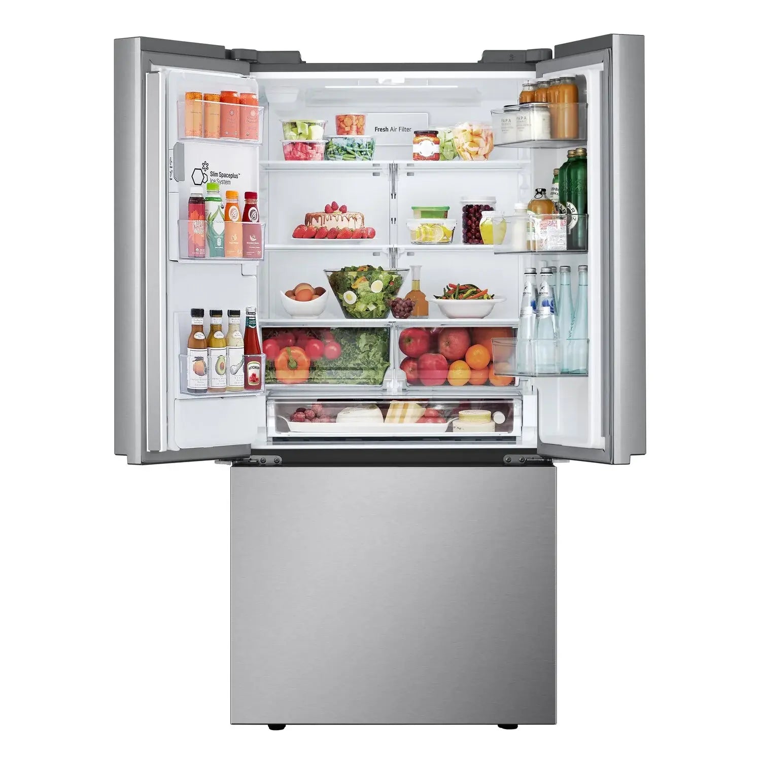 Réfrigérateur LG 20 pi³ 33" Portes Françaises Inox 70"
