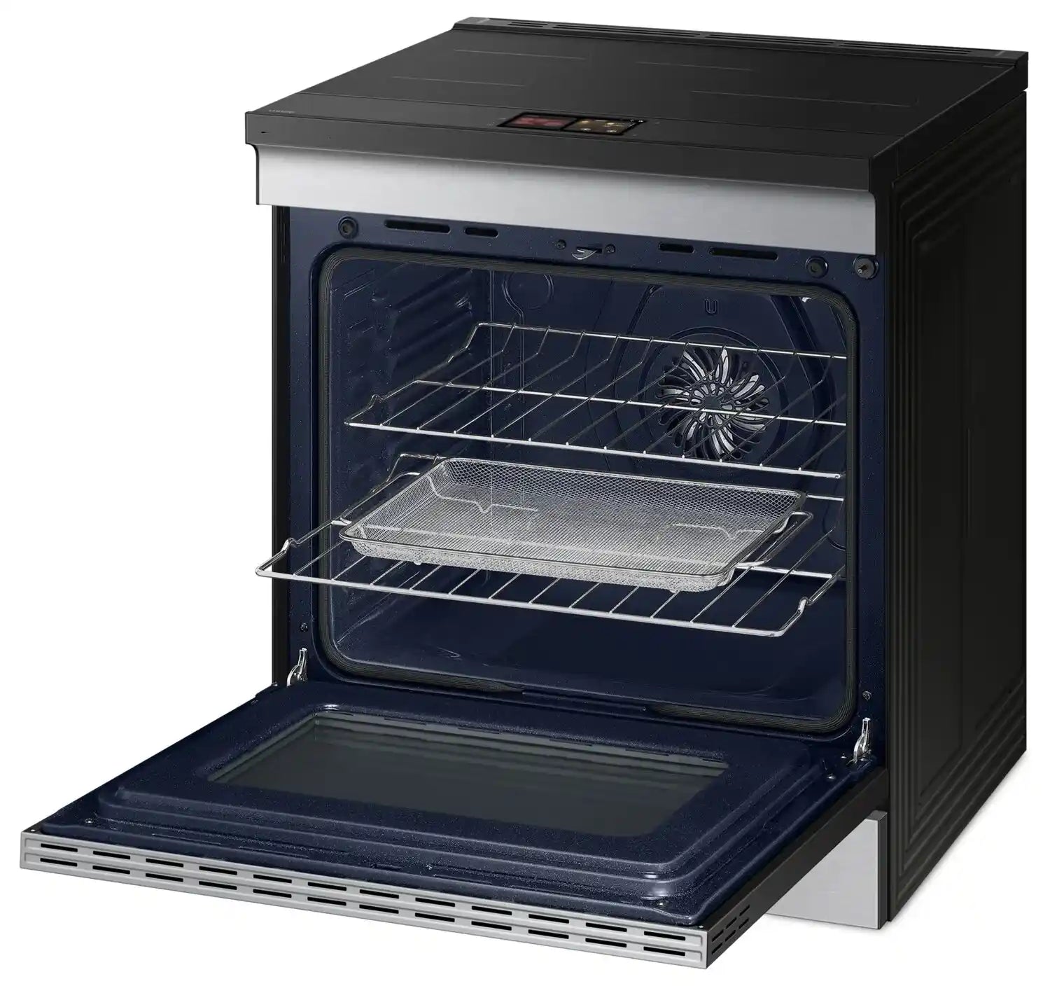 Cuisinière à induction Samsung Bespoke 30" avec caméra et IA, Inox