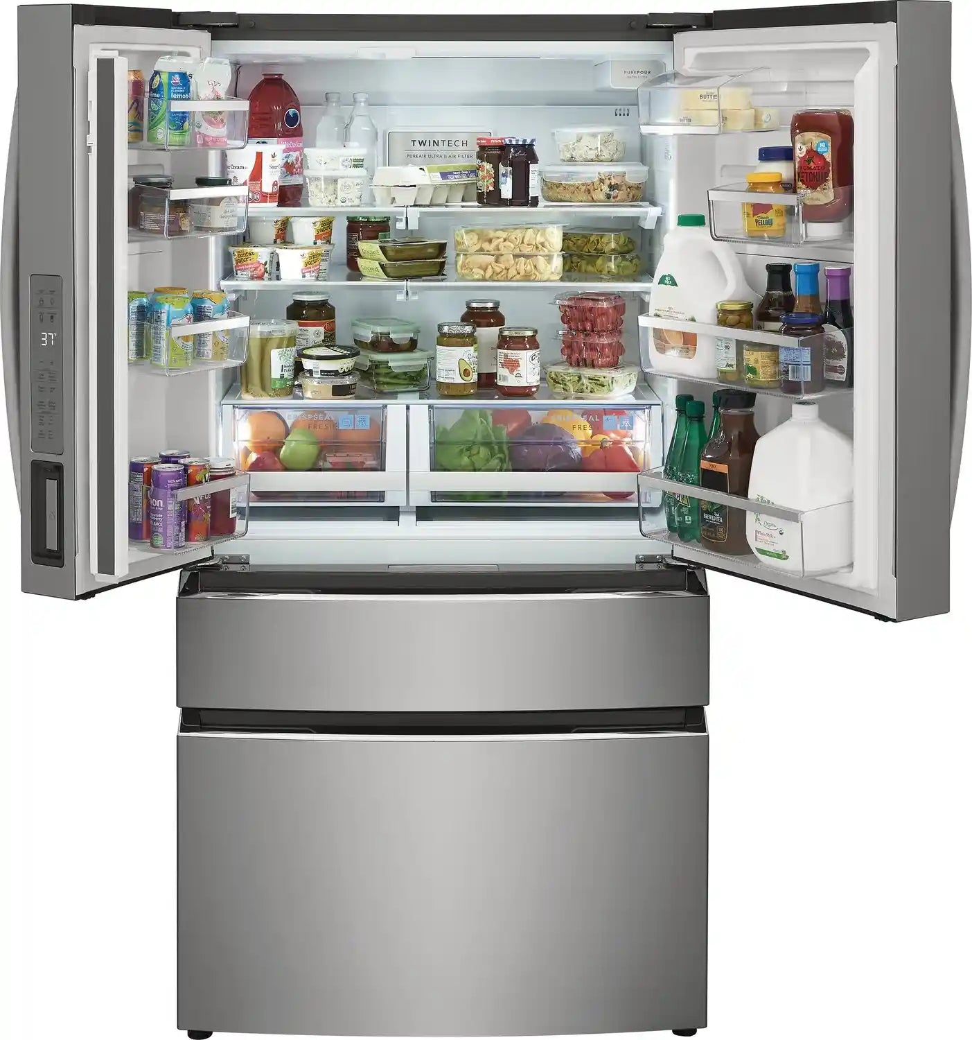 Réfrigérateur Frigidaire Gallery 36 po 22,1 pi³ à 4 portes de profondeur de comptoir GRMG2272CF