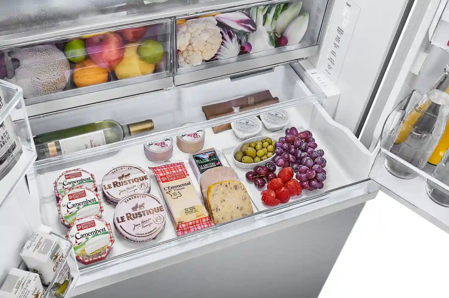 Réfrigérateur LG 31 pi³ Portes Françaises 36" 4 Types Glace