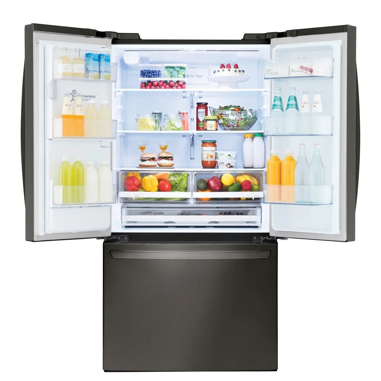 Réfrigérateur LG 28 pi³ Portes Françaises Inox Noir 36"
