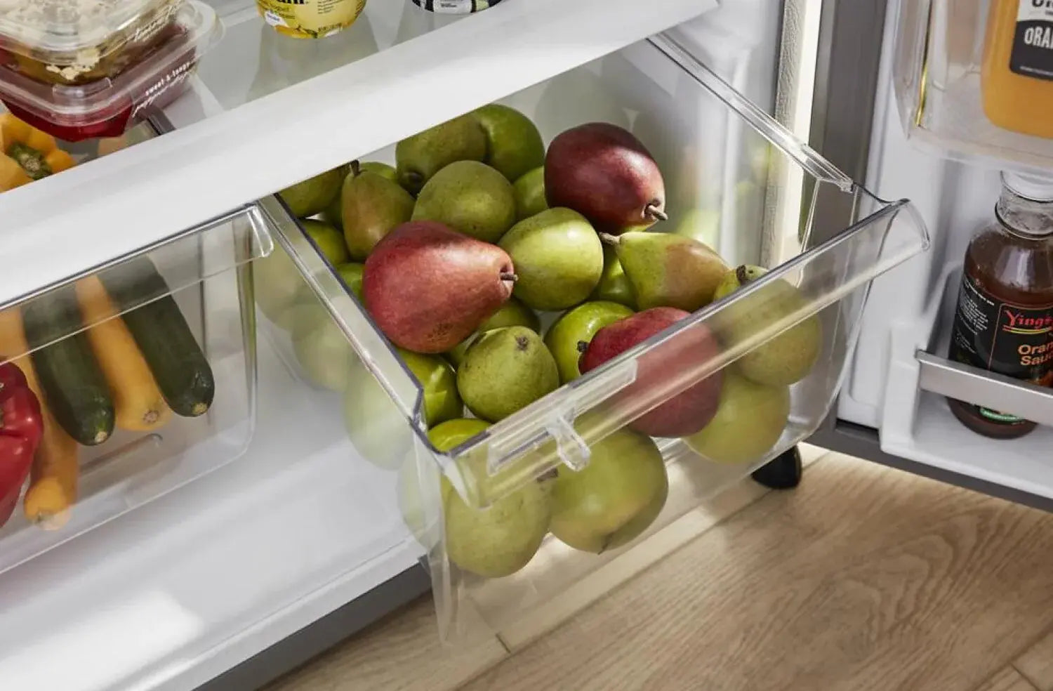 Whirlpool WRTX5328PM Stainless Steel Top-Freezer Refrigerator 28-inch 16.3 cu. ft.