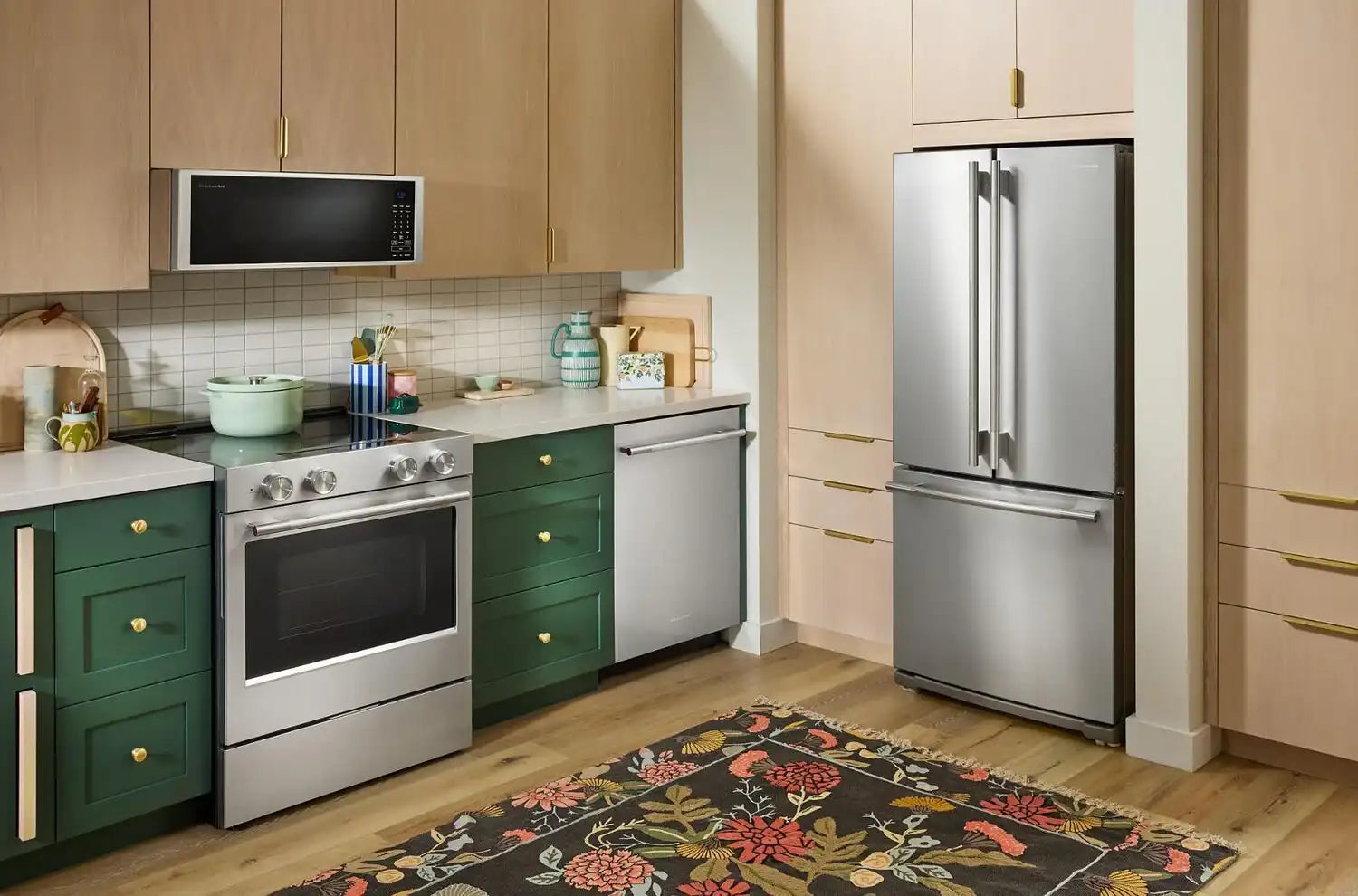 Réfrigérateur KitchenAid 30" 20 pi³ Portes Françaises Inox PrintShield™ KRFF330SPS