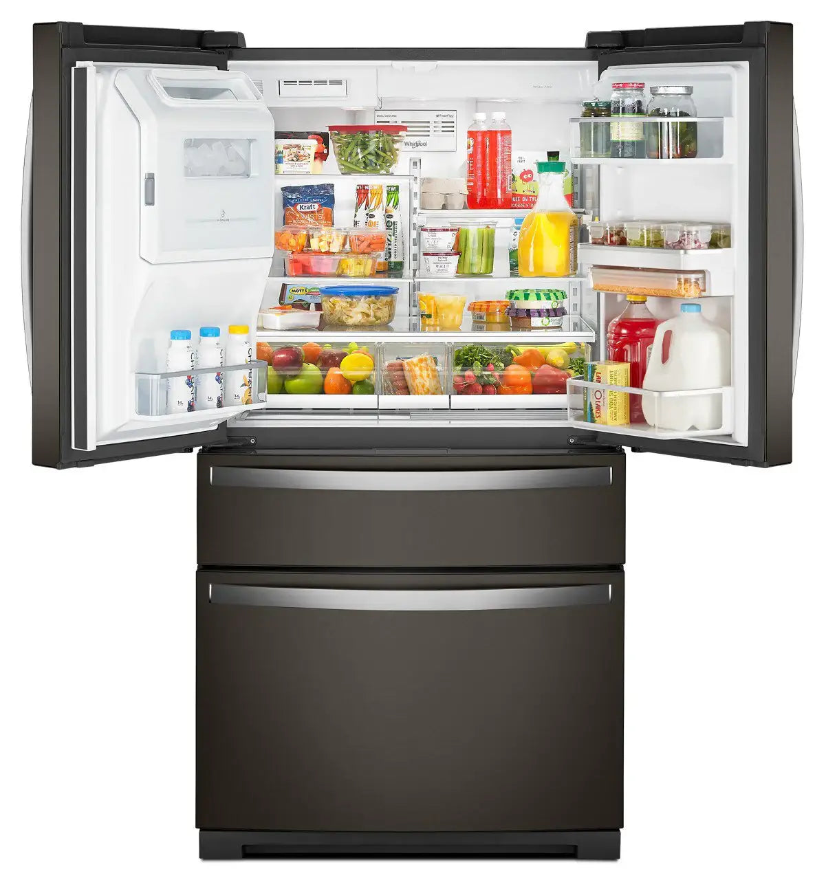 Réfrigérateur Whirlpool 26 pi³ Inox Noir 36 po WRMF7736PV