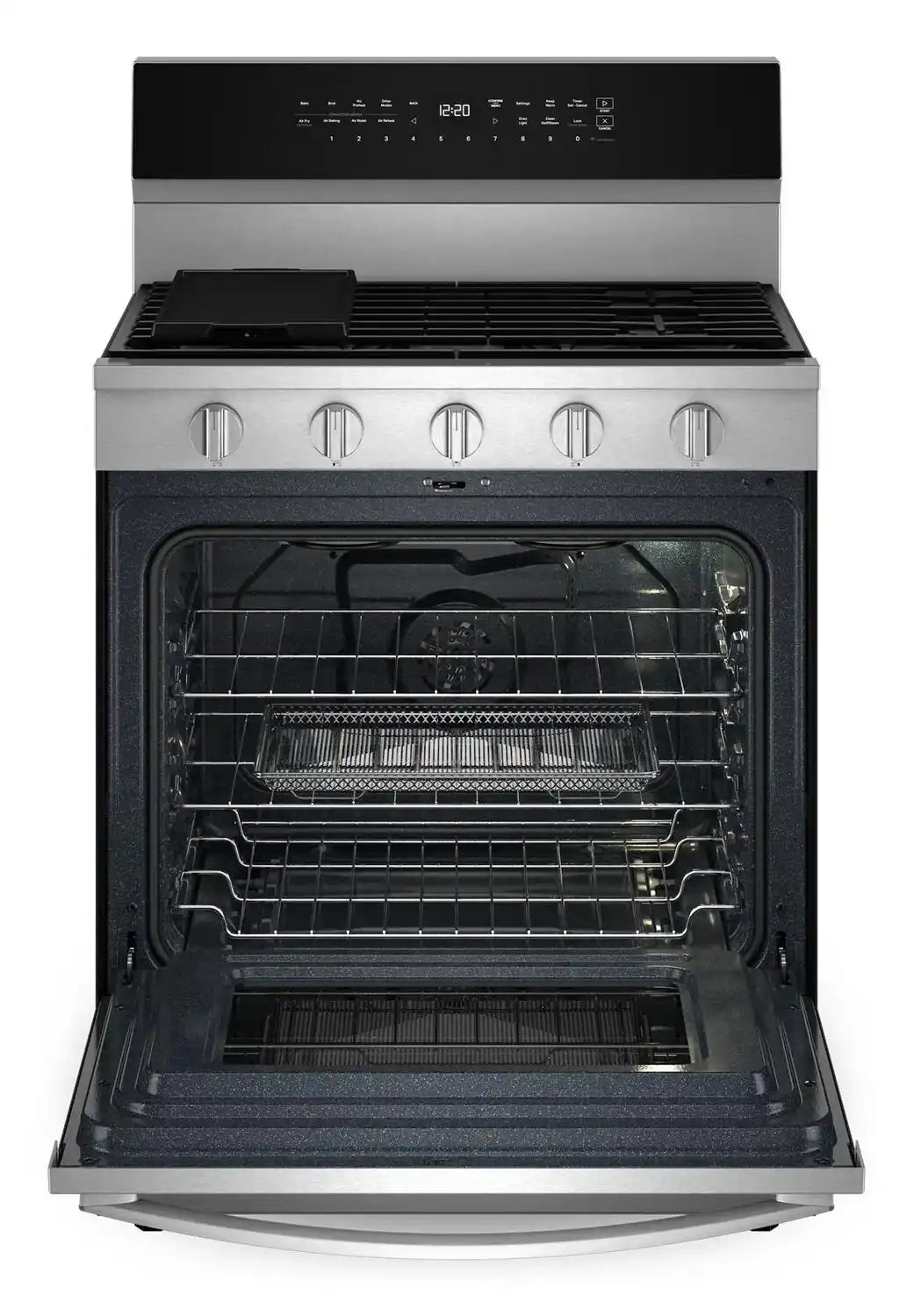 Cuisinière à gaz Whirlpool 5 pi³ Air Fry blanche WFGS7530RW