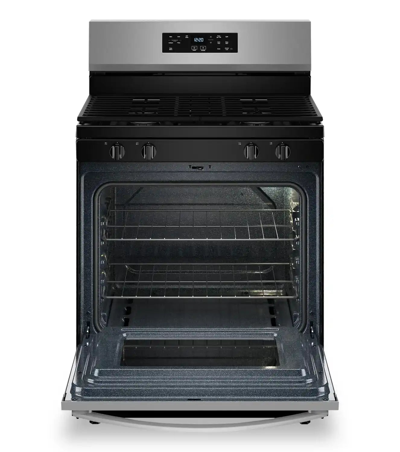 Cuisinière à gaz Whirlpool 30 po, 5,3 pi³, blanche, SpeedHeat