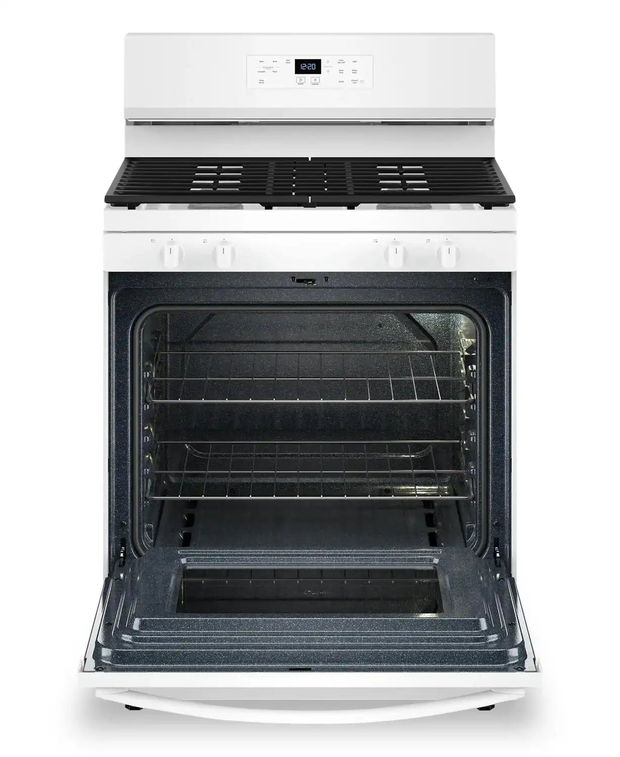 Cuisinière à gaz Whirlpool 30 po, 5,3 pi³, blanche, SpeedHeat