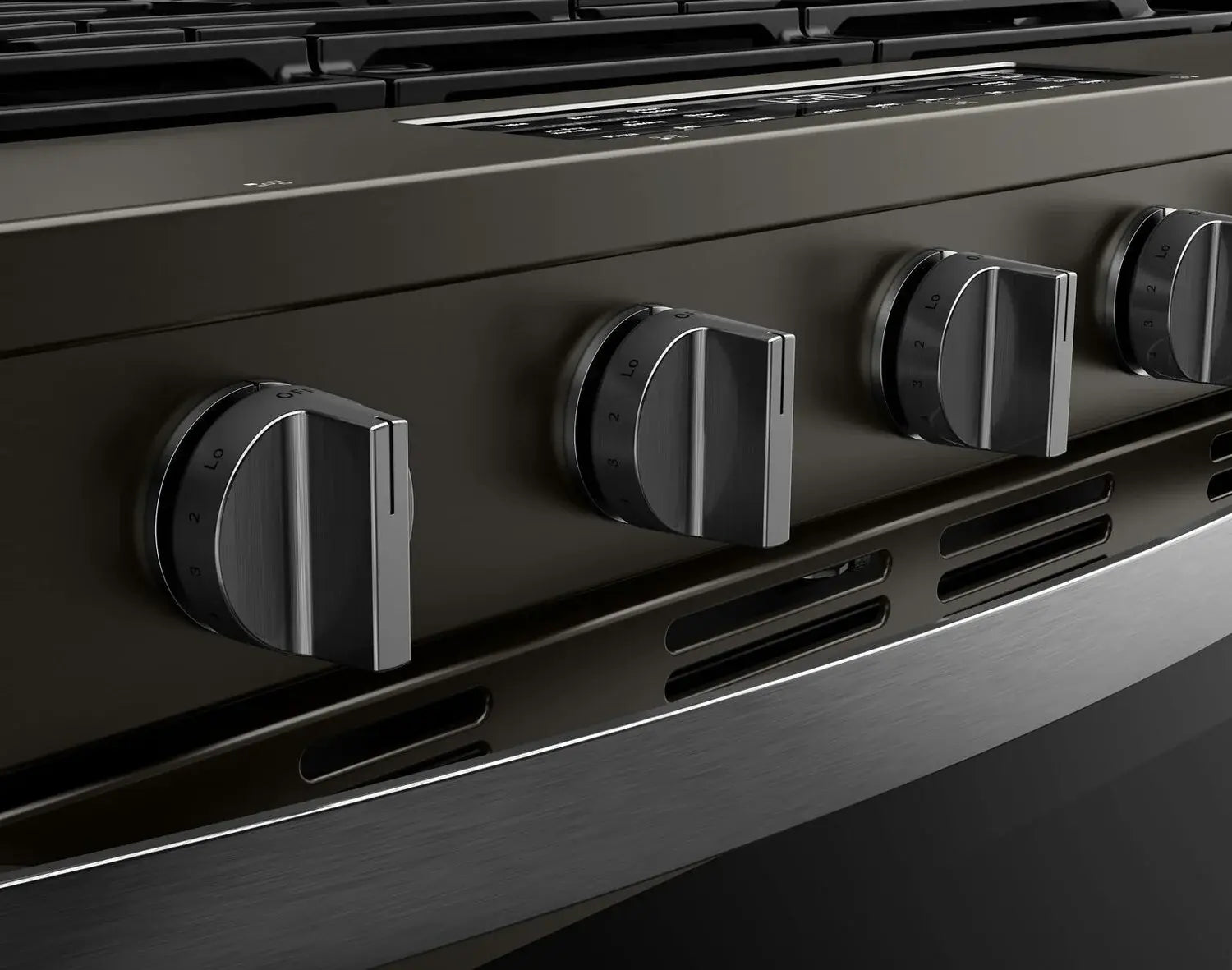 Cuisinière Whirlpool 30" 5 pi³ Gaz Air Fry Intelligente Inox Noir WSGS5030SV