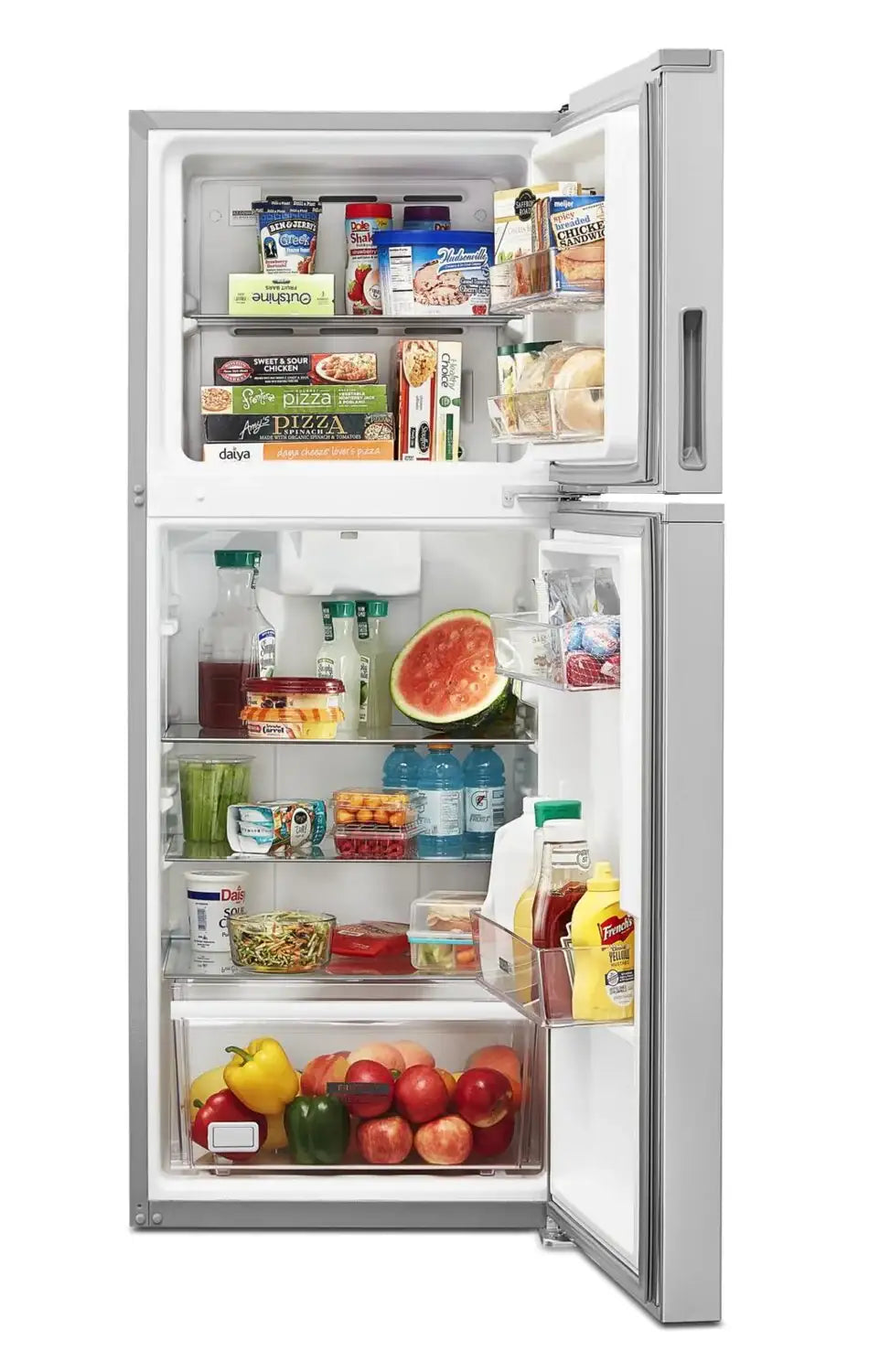 Réfrigérateur Whirlpool WRT112CZJZ inox résistant traces de doigts 24 po 11,6 pi³