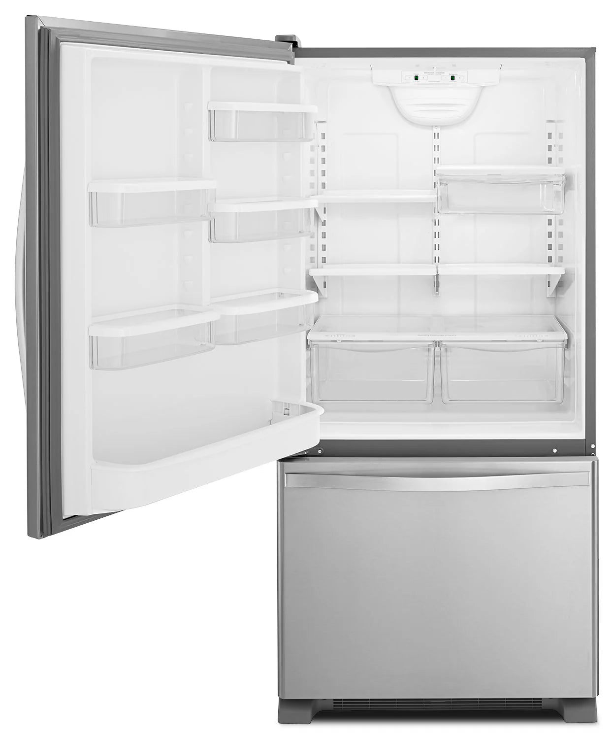 Réfrigérateur Whirlpool 30 po Congélateur Bas 18,7 pi³ Inox