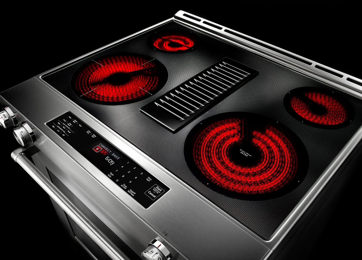 Cuisinière électrique encastrable KitchenAid 6,4 pi³ à convection KSEG950ESS