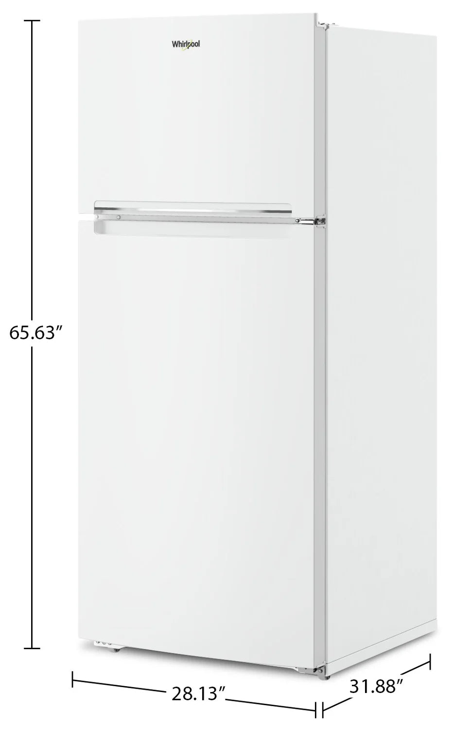 Whirlpool Réfrigérateur de 16,3 pi³ blanc de 28 po WRTX5028PW