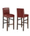 TABOURET DE BAR PU ROUGE 29' (TABOURET DE BAR ENSEMBLE DE 2) ( Meuble Mtl )