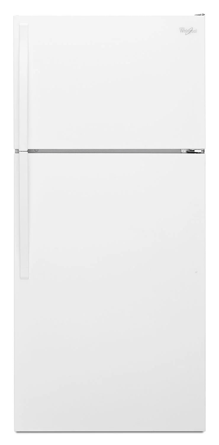 Whirlpool 28" 14 cu. ft. Top Freezer Refrigerator White Quiet WRT314TFDW