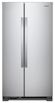 Réfrigérateur Whirlpool 22 pi³ Côte à Côte 33 po Acier Inoxydable
