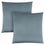 COUSSIN - 18"X 18" / SATIN BLEU PALE / 2PCS