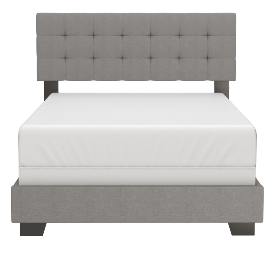 Lit double Exton 54" en gris clair