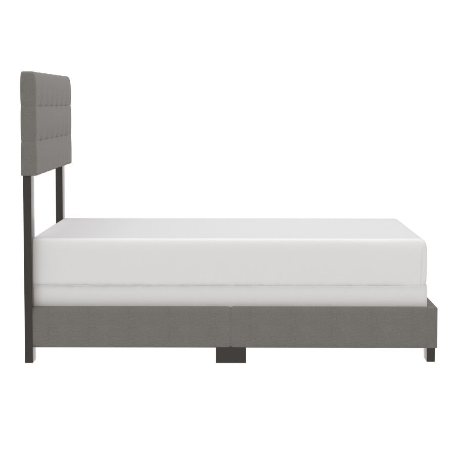 Lit double Exton 54" en gris clair