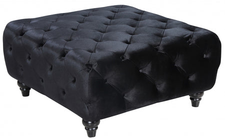 Pouf en velours Sabrina