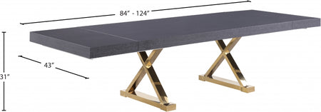 Table de salle à manger extensible à 2 feuilles Excel