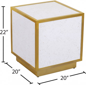 Table de bout scintillante