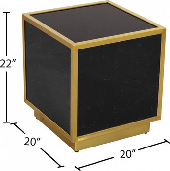 Table de bout scintillante