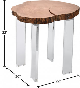 Table de bout de bois