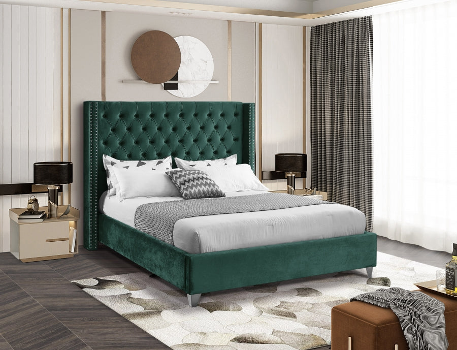 Lit en velours Aiden