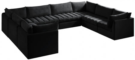 Sectionnel modulaire en velours Jacob