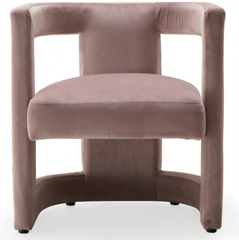 Chaise de salle à manger/d'appoint en velours Blair