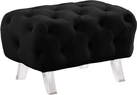 Pouf Crescent en velours