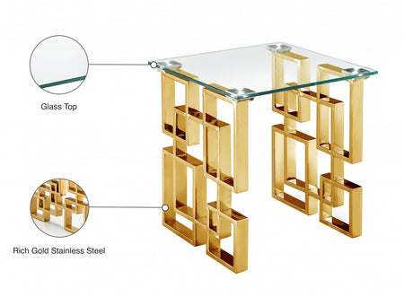 Table d'appoint Pierre Gold